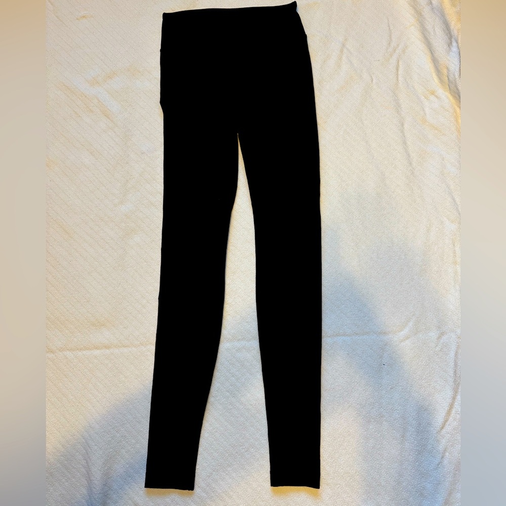 Lululemon Wonder Under Black Leggings, Size 2